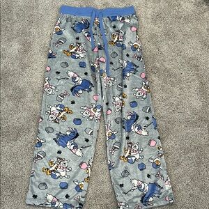 Womens Winnie the Pooh Print Gray Pajamas